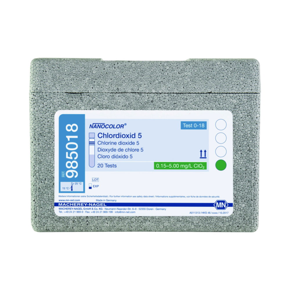 Rundküvettentests NANOCOLOR® Chlor / Chlorid