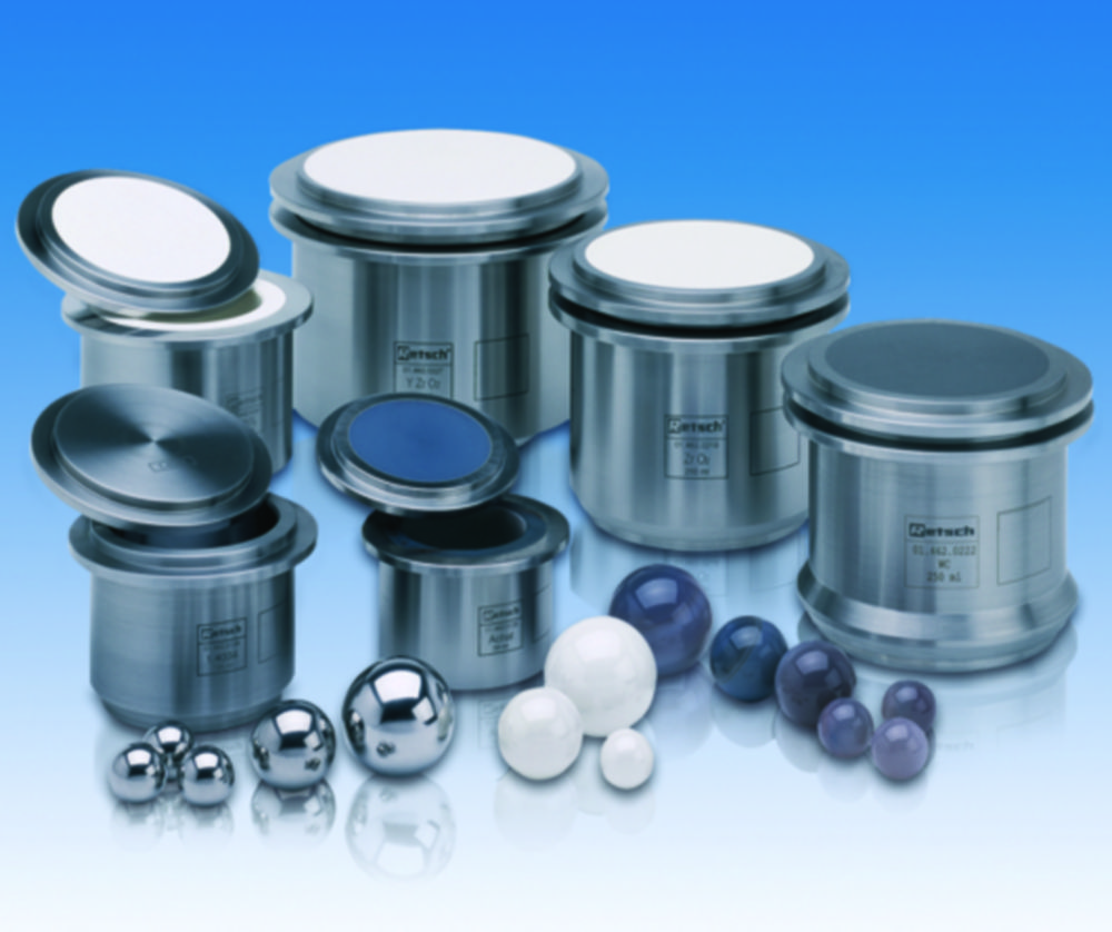 Mahlbecher für Planeten-Kugelmühlen PM 100 / 100 CM / 200 / 400