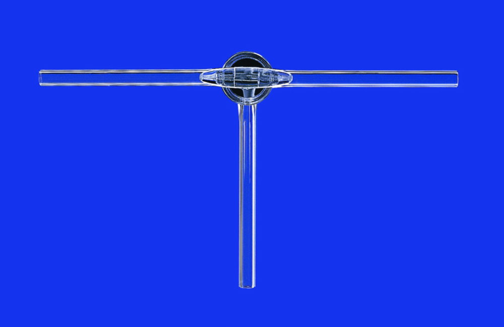Dreiweg-Kegelhähne, T-Bohrung, Borosilikatglas 3.3