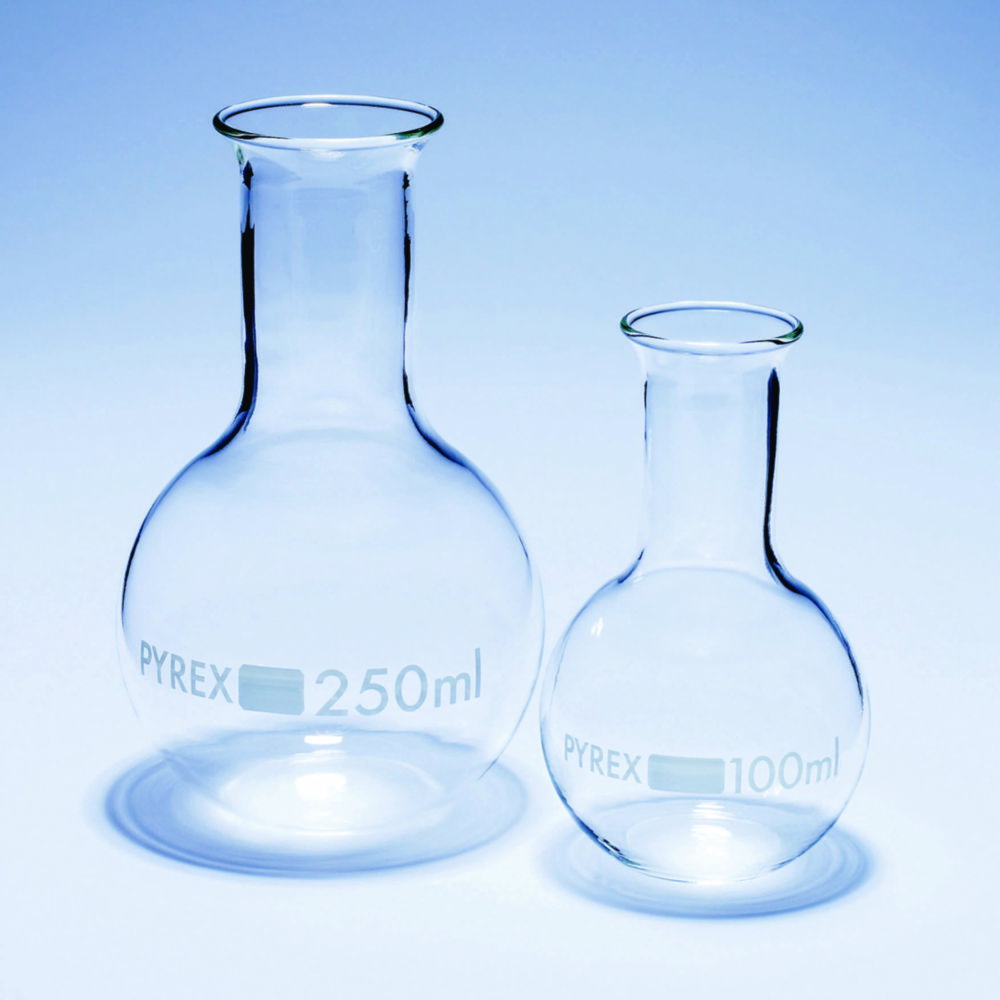Stehkolben, Pyrex®, Enghals