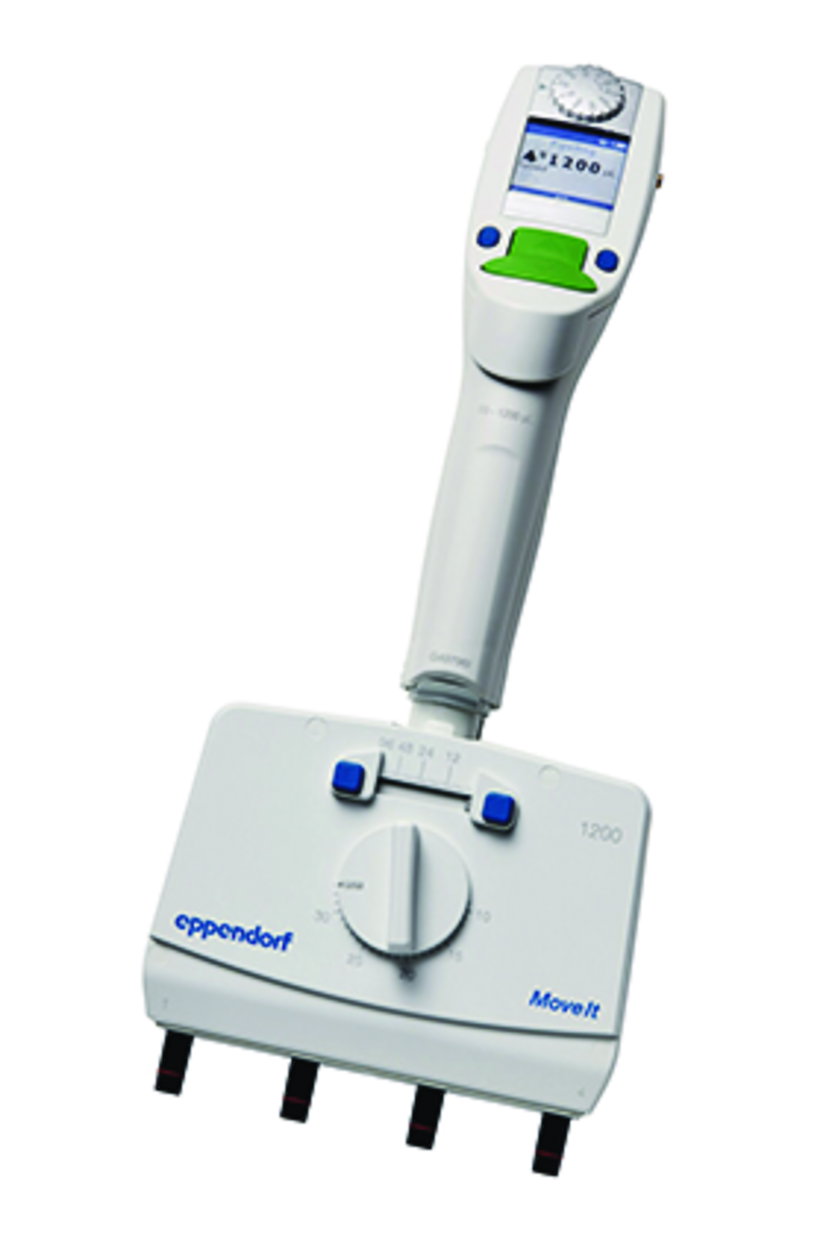 Elektronische Mehrkanalpipetten Eppendorf Xplorer® plus Move It® | Volumen: 50 ... 1.200 µl, Teilung: 1.0 µl, Richtigkeit: 1,2 ± R%