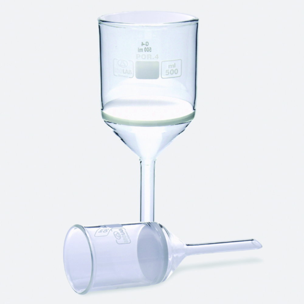 Filternutschen, Borosilikatglas