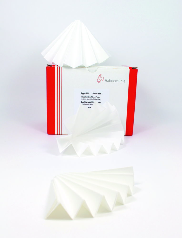 Filtrierpapiere, qualitativ, nassfest, Faltenfilter