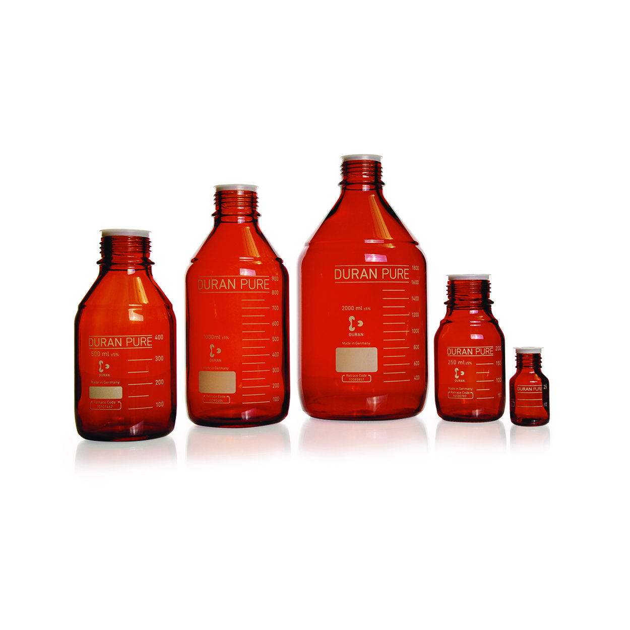 Laborflaschen, Duran® PURE, amber