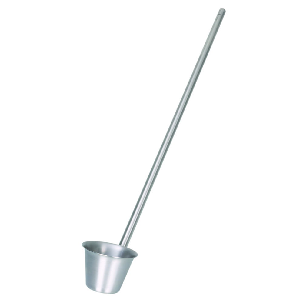 Schöpfbecher, Edelstahl V2A, sterilisierbar
