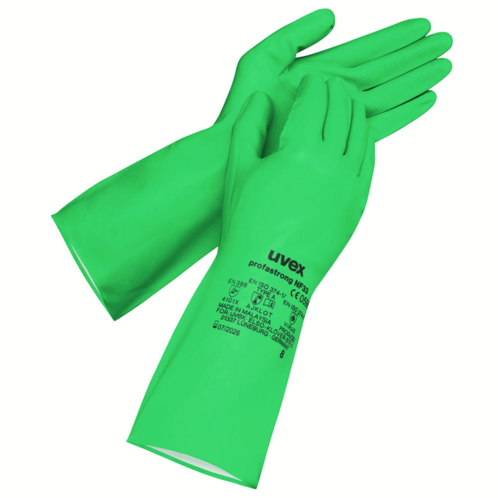 Chemikalienschutzhandschuh uvex profastrong NF33, Nitril