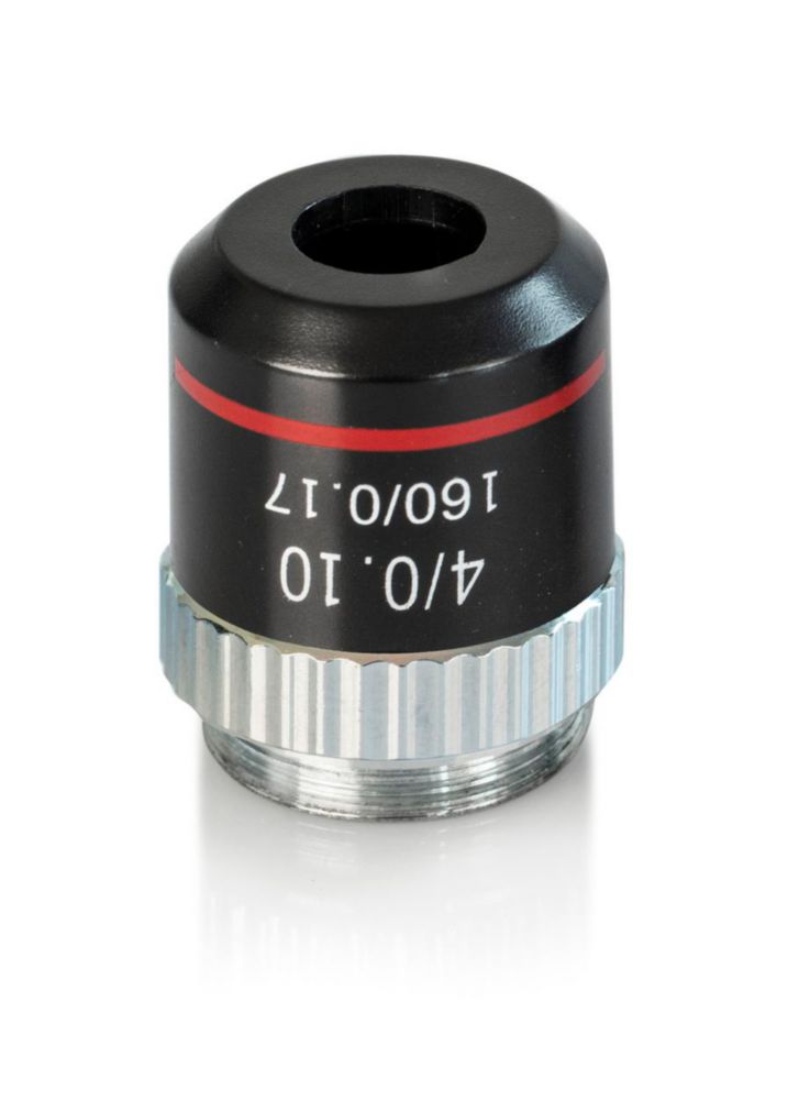Achromatisches Objektiv, 4 x /0,1 W.D. (27 mm)