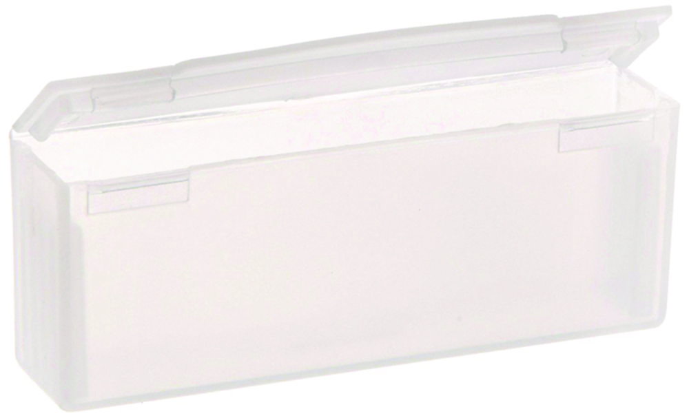 Versandbehälter für Objektträger, seitliche Öffnung