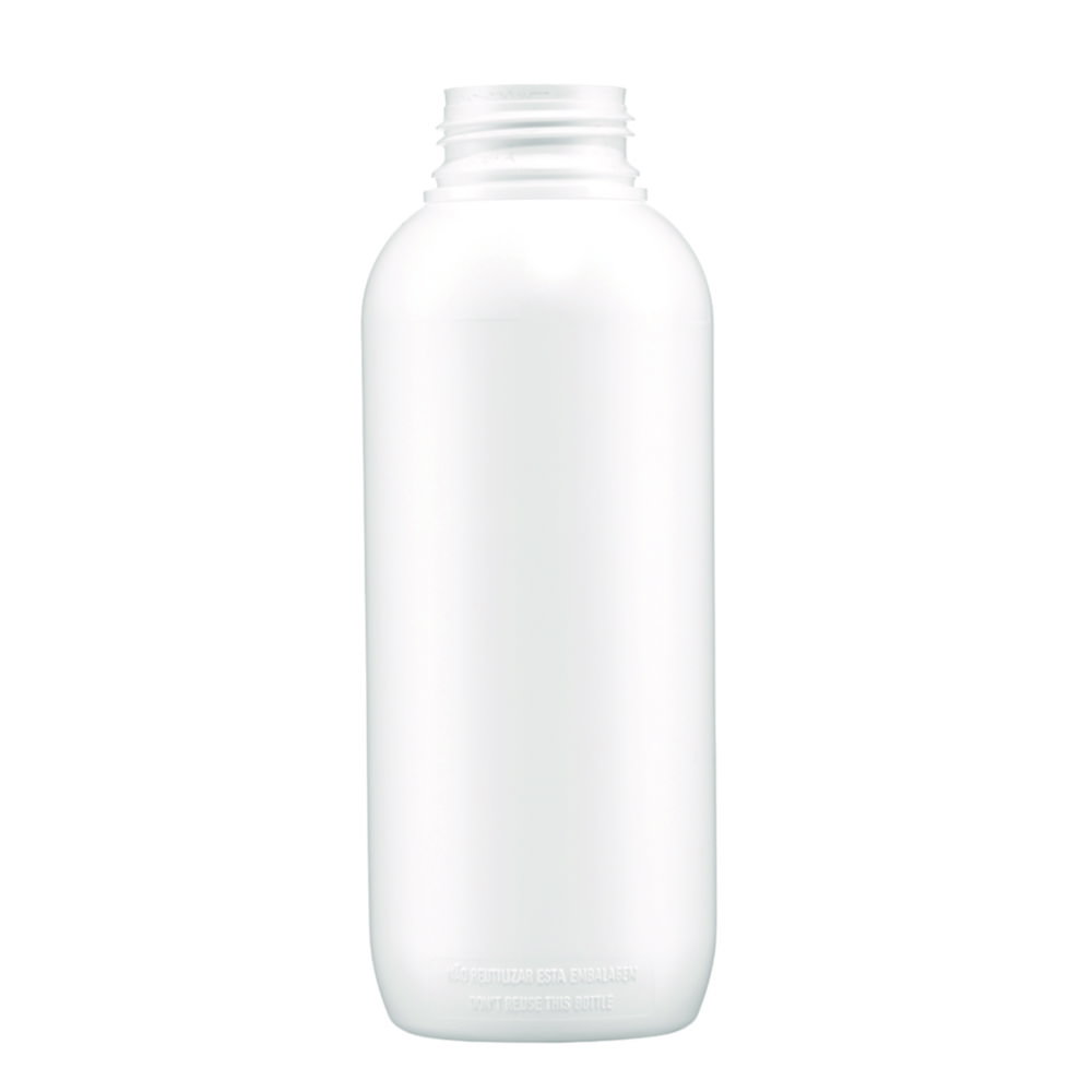 Rundflasche ohne Verschluss, Serie 321 'VarioPack Dual', mit PA-Barriere, weiß