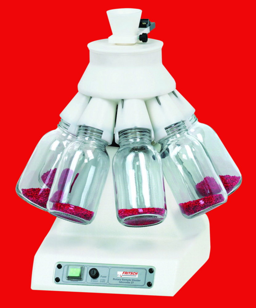 Rotations-Kegelprobenteiler LABORETTE 27 | Typ: LABORETTE 27, Max. Aufgabemenge: 4000 ml